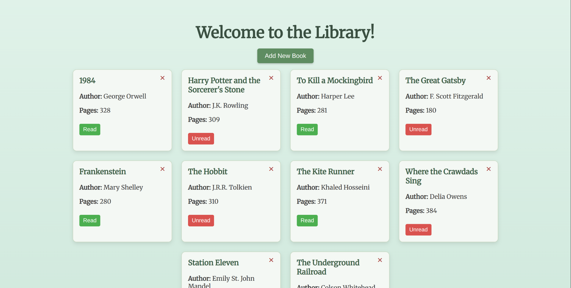 The Library Application